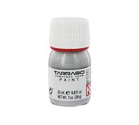 Tarrago | Sneakers Paint 25 ml mit Pinsel und Schwamm | Metallic-Farben | Farbe für Sneakers und Turnschuhe aus Leder, Kunstleder und Segeltuch (Altsilber 502)
