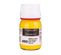 Tarrago | Sneakers Paint 25 ml mit Pinsel und Schwamm | Pantone-Farben | Farbe für Sneakers und Turnschuhe aus Leder, Kunstleder und Segeltuch (Base Yellow 450)