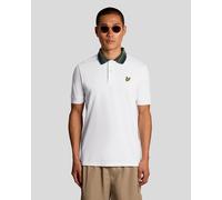 Lyle & Scott Poloshirt mit Tartan-Kragen Weiß - Größe XL Weiß XL