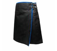 Tartan Utility Kilts Für Männer Klassischer Skirt Schottland Saunakilt Schottenrock Traditioneller Faltenrock Rock Gothic Mode Schottischer Taschenröcke Punk Mittelalterliche Party Streetwear