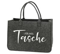 Tasche anthrazit Filz B/H/L: ca. 49x27x34 cm