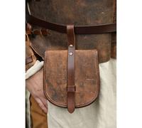 Tasche aus Fettleder braun, „Sindri“