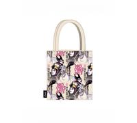 CERDÁ LIFE'S LITTLE MOMENTS Disney Villanas Shopping-Tasche, Schwarz, 36 x 39 x 0,4 cm, 2 Griffe, aus Polyester und Baumwolle, bedruckt mit Disney-Schurken, Schwarz, Zeitgenössisch