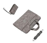 Tasche Sleeve Hülle Kompatibel mit 13-15 Zoll Laptop,MacBook Air/Pro,Laptoptasche Kasten mit Zusätzlichem Stauraum Polyester Tasche Dunkelgrau(mit Einer kleinen Geldbörse) 15"