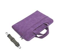 Tasche Sleeve Hülle Kompatibel mit 13-15 Zoll Laptop,MacBook Air/Pro,Laptoptasche Kasten mit Zusätzlichem Stauraum Polyester Tasche Lila(kein Geldbeutel) 13"
