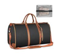 TascheGo Reisetasche Handgepäck, Handgepäck Tasche Travel Bag 2 In 1 Faltbare Reisetasche Garment Duffel Bag Unisex Wasserdichter mit Kulturtasche Geeignet für Reisen, Geschäftsreisen
