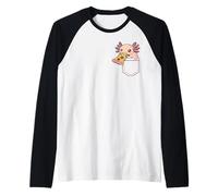 Taschen-Axolotl-Pizza Axolotl in der Tasche Raglan