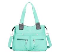 Taschen Organizer Filz Fashion Travel Handbag Lightweight Nylon Cloth Bag Shoulder Bag Versatile Bag Shoulder Bag Damen Umhängetaschen Rot (Mint Green, One Size)