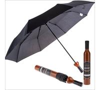 Taschen-Regenschirm, Design Whiskyflasche, Länge ca. 90 cm