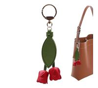 Taschenanhänger mit Blumenmotiv, niedlicher Handtaschen-Schlüsselanhänger, stilvolles Accessoire, Handtasche, Geldbörse, Schlüsselanhänger für Erwachsene, Mädchen, Familie, Kinder, Paare, Frauen