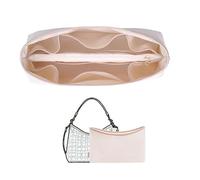 Taschenaufbewahrungs-Organizer, geeignet for Coach Laurel, Polyester-Innentasche, Handtaschen-Organizer, Plug-in-Geldbörsen-Innenfutter-Aufbewahrungstasche(White)