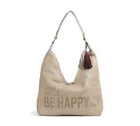 Taschendieb Wien Glücksbrücke 4 Beuteltasche beige, genarbtes Rindsleder, Damen