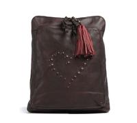 Taschendieb Wien Herzoggasse 2 Rucksack-Tasche mahagoni, genarbtes Rindsleder, Damen