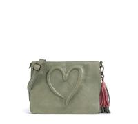 Taschendieb Wien Herzweg 3 Umhängetasche grün, Leder, Damen