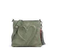 Taschendieb Wien Herzweg 4 Umhängetasche grün, Leder, Damen