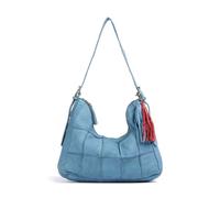 Taschendieb Wien Malvengasse 5 Schultertasche blau, genarbtes Leder, Damen