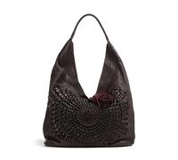 Taschendieb Wien Mondweg 1 Beuteltasche mahagoni, genarbtes Rindsleder, Damen