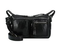Taschendieb Wien Salvatorgasse Umhängetasche Leder 24 cm schwarz