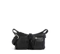 Taschendieb Wien Salvatorianerplatz Umhängetasche Leder 24 cm schwarz