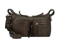 Taschendieb Wien Salvatorianerplatz Umhängetasche Leder 24 cm grün