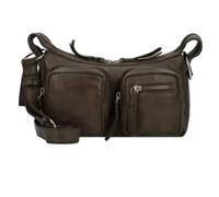 Taschendieb Wien Salvatorianerplatz Umhängetasche Leder 24 cm grün