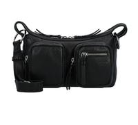 Taschendieb Wien Salvatorianerplatz Umhängetasche Leder 24 cm schwarz