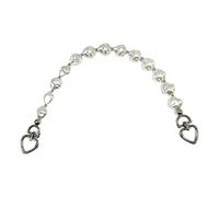 Taschengurt VerläNgerung Kurz Imitationsperle GeldböRsen Kettenriemen Ersatz FüR Schulter UmhäNgetasche GeldböRsen Strap VerläNgerung Schwarz