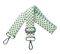 Taschengurt Verstellbarer Schultergurt für Taschen, Taschengurte zum Wechseln, Damen Tragegurt Breit 3.8cm mit Silber Karabiner, Schulterriemen, Damen Tasche Schultertasche Grün, O5