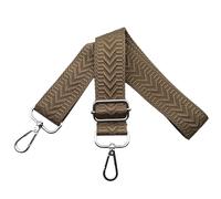 Taschengurte zum Wechseln Verstellbarer Schultergurt für Taschen, Breit 3.8 cm Schulterriemen mit Silber Karabiner Gurt für Damen Handtasche, Crossbody, Khaki dunkel, U6