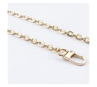 Taschenkette Taschenkette - 6mm Metall Ersatz Geldbörse Kette Schulter Crossbody Bag Strap for Cluth Kleine Handtasche Griff DIY. Schulterriemen FüR Taschen (Color : Gold, Size : 130 cm)
