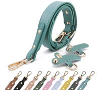 Taschenriemen Leder Taschengurt Henkel Schwarz Gold Ledergurt Taschengurte Zum Wechseln Taschenband Umhängegurt für Longchamp aquamarin