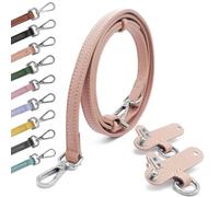 Taschenriemen Leder Taschengurt Henkel Schwarz Gold Ledergurt Taschengurte Zum Wechseln Taschenband Umhängegurt für Longchamp nackt