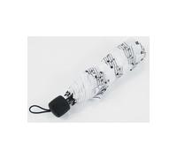 Taschenschirm Notenzeilen weiß