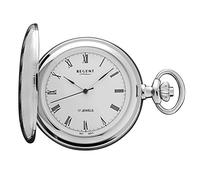 Regent Taschenuhr »URP018 Taschenuhr für Damen Herren P-18«, (Analoguhr), Taschenuhr rund, extra groß (ca. 48mm), Metall verchromt, Elegant