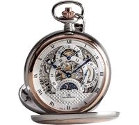 Taschenuhr CARL VON ZEYTEN "Alb, CVZ0040RSL", silber (silberfarben), Taschenuhren, Damen, Taschenuhr, Mechanische Uhr, Herrenuhr, Made in Germany, Mondphase (73285346-0) silberfarben