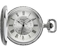 Taschenuhr REGENT "P723-19457740", silber (silberfarben), Taschenuhren, Herren, Taschenuhr, Herrenuhr, Handaufzug, Acrylglas, Geschenkidee (30837135-0)