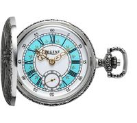 Taschenuhr REGENT "P724-19467740", silber (altsilberfarben), Taschenuhren, Jungen, Taschenuhr, Herrenuhr, Handaufzug, Acrylglas (15446523-0)