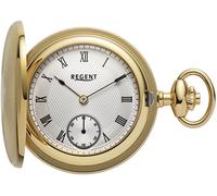 Taschenuhr REGENT "P773", gold (goldfarben), Taschenuhren, Herren, Taschenuhr, Herrenuhr, Handaufzug, dezentrale Sekunde (75314929-0)
