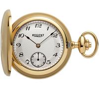 Taschenuhr REGENT "P775", gold (goldfarben), Taschenuhren, Herren, Taschenuhr, Herrenuhr, Handaufzug, Acrylglas (25544254-0)