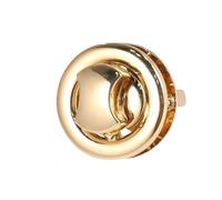 Taschenverschluss Metall 10 Stück 3,2 cm Metall Runde Tasche Drehverschluss Twist Lock Verschluss Leder Handwerk for Frauen Handtasche Schultertasche Geldbörse DIY Hardware(Color 3)