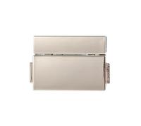 Taschenverschluss Metall 10 Stück 3,9 cm rechteckige Metall-Druckverschlüsse for Damentaschen, Handtaschen, Federverschlüsse, Druckknöpfe, dekorative Verschlüsse, DIY-Zubehör(Silver)