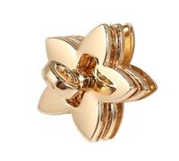 Taschenverschluss Metall 10 Stück 3 cm Gold Metall Pentagramm Tasche Drehverschluss Twist Lock Verschluss for Damen Ledertasche Handtasche Schultertasche Geldbörse DIY Zubehör