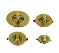 Taschenverschluss Metall 5/10 Stück Taschenschloss Metall Oval Verschluss Geldbörse Drehverschlüsse Dekoration Schnallenverschluss Handtaschen Leder Handwerk Hardware Zubehör(Brass,34X27mm-10Pcs)
