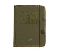 Tasmanian Tiger TT A5 Notepad Sleeve Notizbuch-Tasche, Din A5 Schreibmappe mit Stifthalter, Patch-Fläche, Klarsicht-Kartenfächern, Oliv