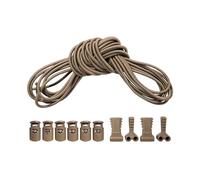 Tasmanian Tiger TT Bungee Cord Tab Set Befestigungs-Set für Reparaturen oder als Ersatz, Rucksack-Zubehör; Coyote Brown