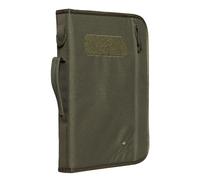 Tasmanian Tiger TT File Server MKII Din A4 Ringordner Schreibmappe, Organizer Dokumenten-Tasche mit integr. Ringordner & Klemmbrett (Oliv)