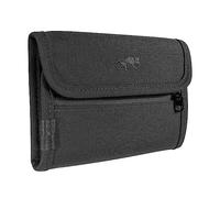 Tasmanian Tiger TT ID Wallet - Klettverschluss-Geldbörse mit 3 Kreditkarten-Fächer, 2 Sichtfenster, Geldscheinfach und RV-Fach für Münzgeld (black), 14 x 10 x 3 cm
