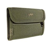 Tasmanian Tiger TT ID Wallet - Klettverschluss-Geldbörse mit 3 Kreditkarten-Fächer, 2 Sichtfenster, Geldscheinfach und RV-Fach für Münzgeld (olive)