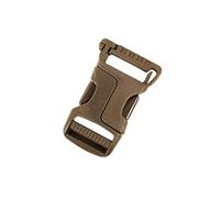 Tasmanian Tiger TT SR25 Safety Herma QA Steckschnalle Ersatz-Schnalle für 25mm Gurtband von Rucksack, Tasche, Gürtel, Westen - Coyote Brown