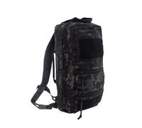 Tasmanian Tiger TT Survival Pack 16L Taktischer Flucht-Rucksack, Daypack, Wander-Rucksack mit Regen-Hülle und Organizer Pouches, Multicam Black